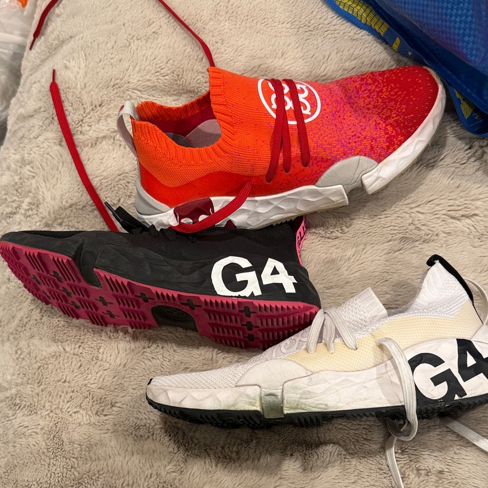 G/FORE Kids Sneakers - Red, Black, and White